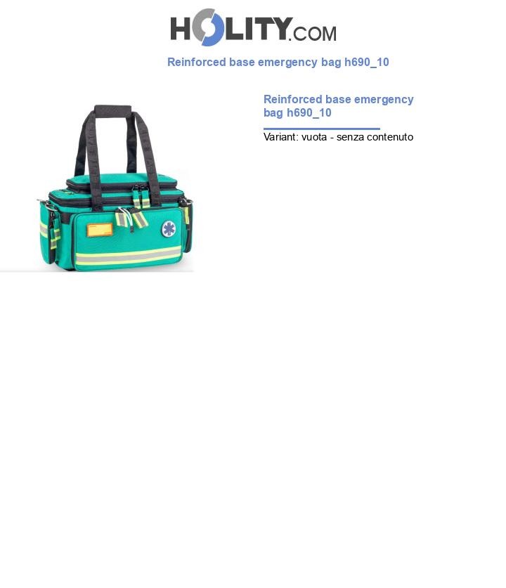 Reinforced base emergency bag h690_10