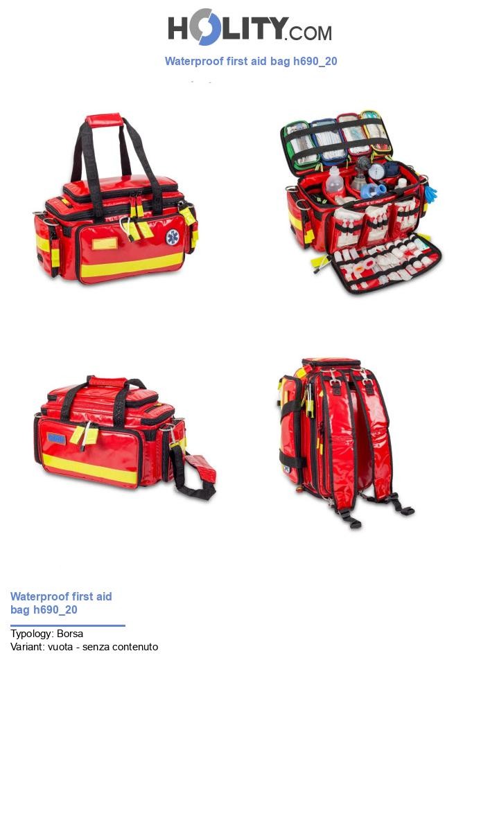 Waterproof first aid bag h690_20