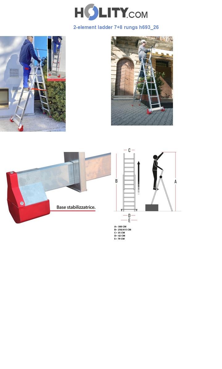 2-element ladder 7+8 rungs h693_26