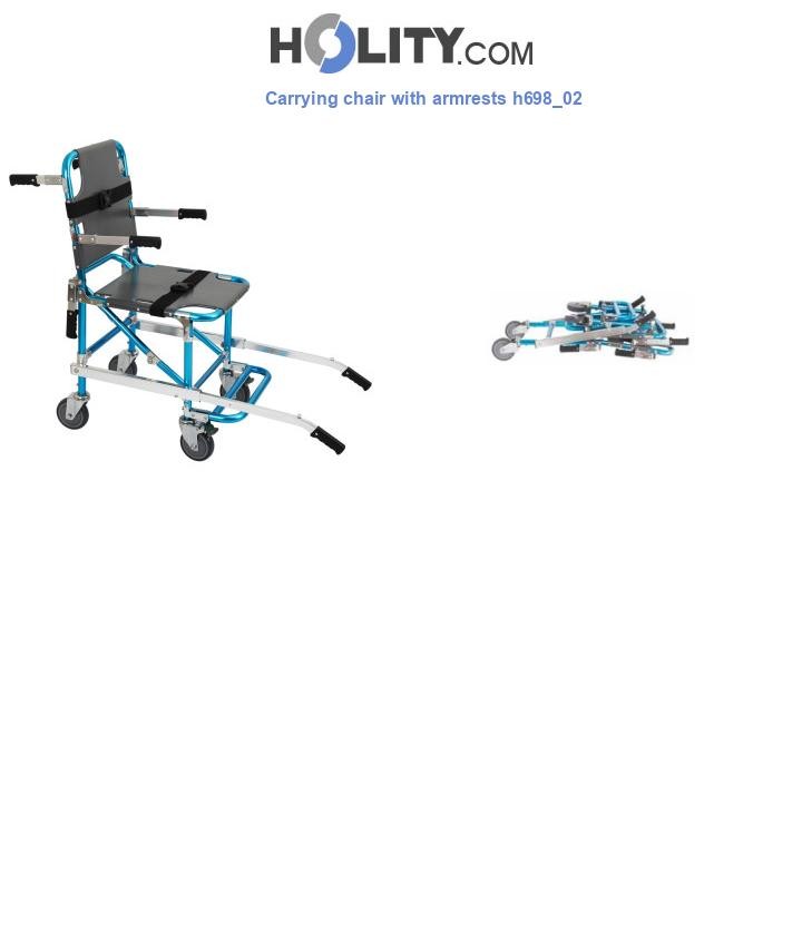 Carrying chair with armrests h698_02