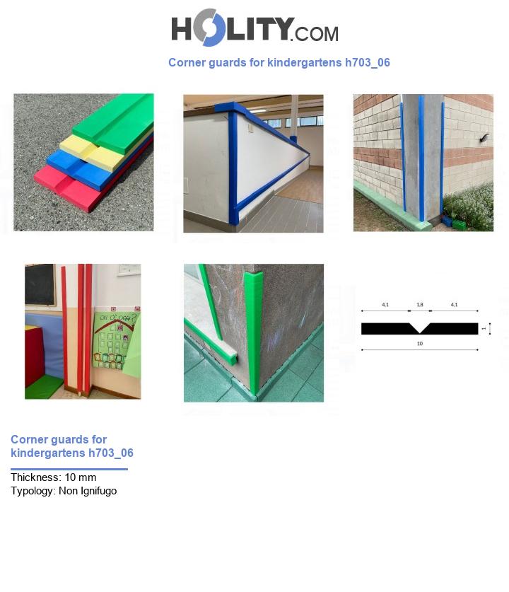 Corner guards for kindergartens h703_06