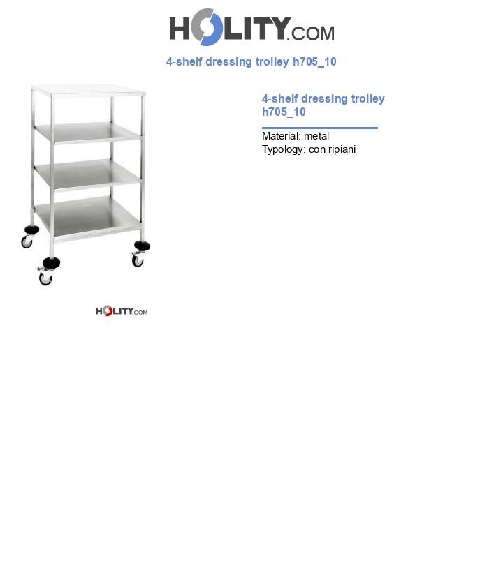 4-shelf dressing trolley h705_10