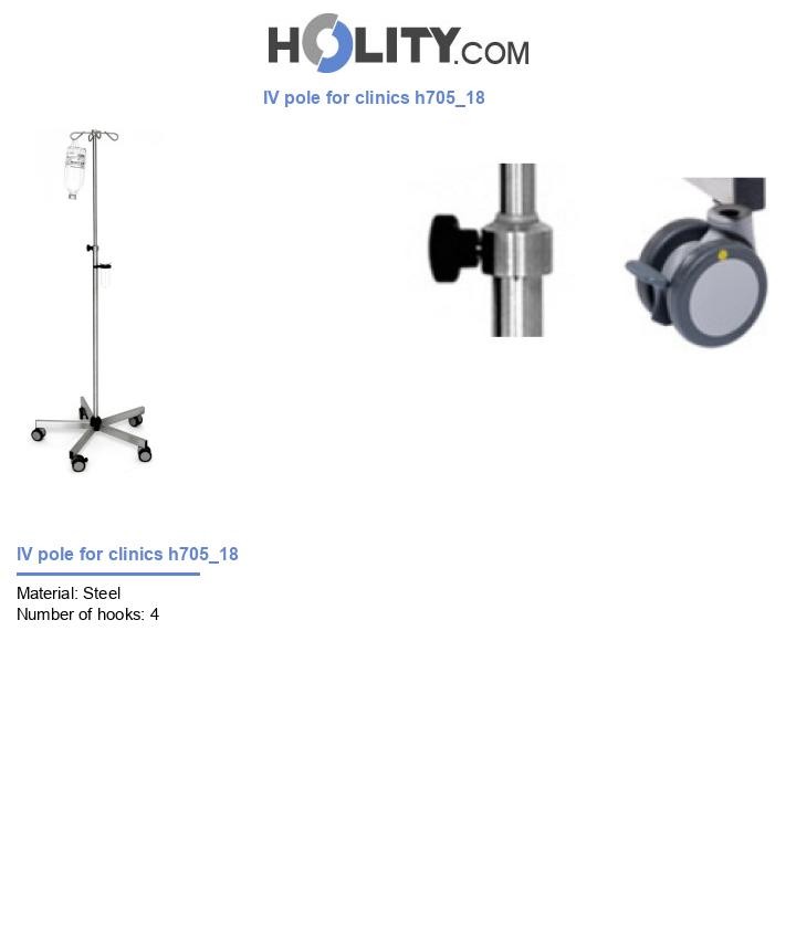 IV pole for clinics h705_18