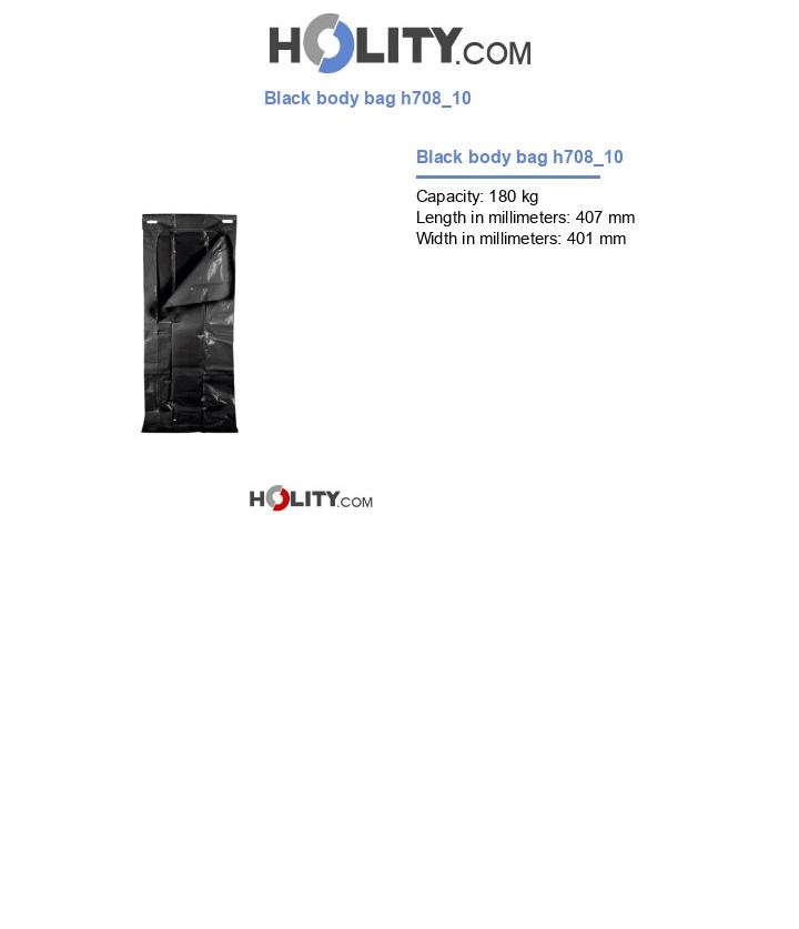 Black body bag h708_10