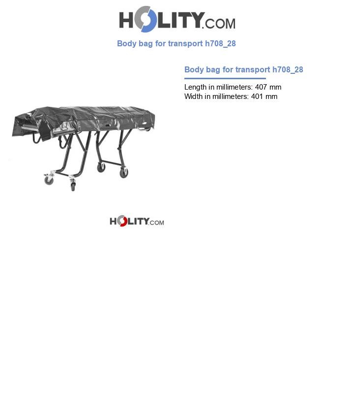 Body bag for transport h708_28