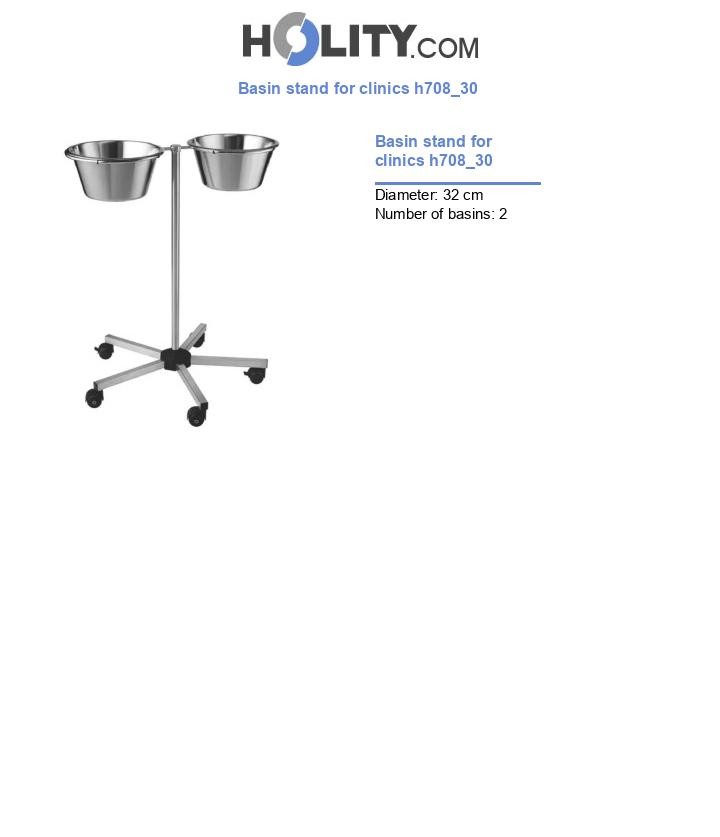 Basin stand for clinics h708_30