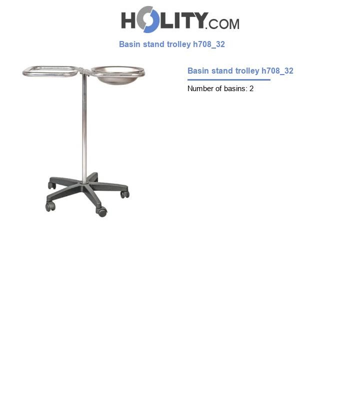 Basin stand trolley h708_32