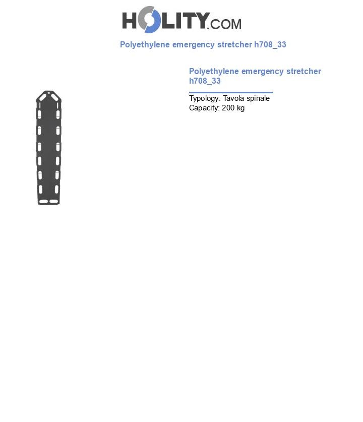 Polyethylene emergency stretcher h708_33