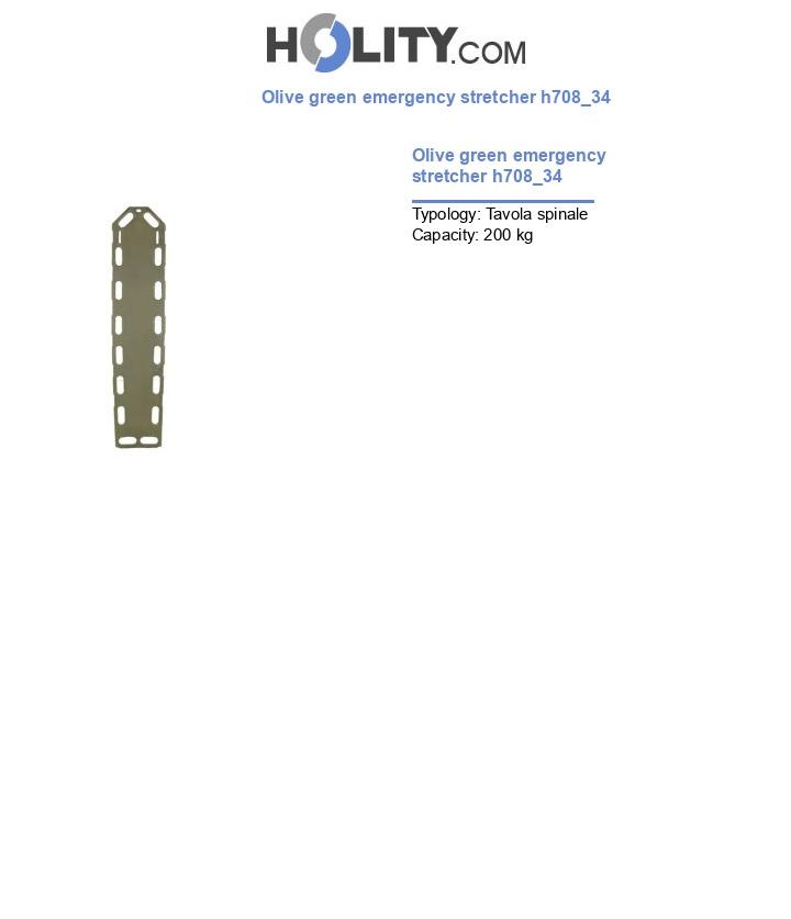 Olive green emergency stretcher h708_34