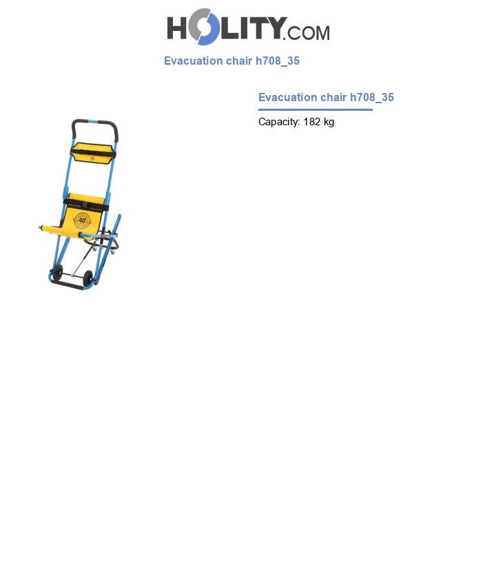 Evacuation chair h708_35