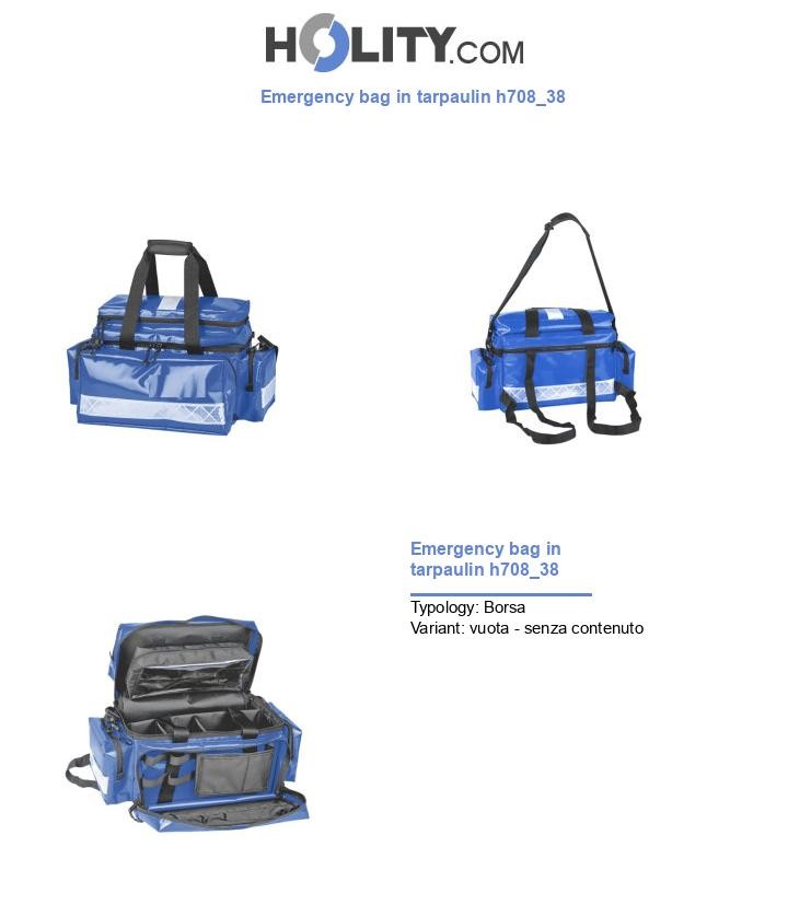 Emergency bag in tarpaulin h708_38