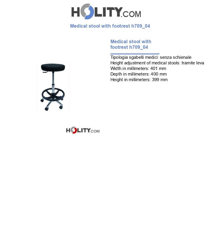 Medical stool with footrest h709_04