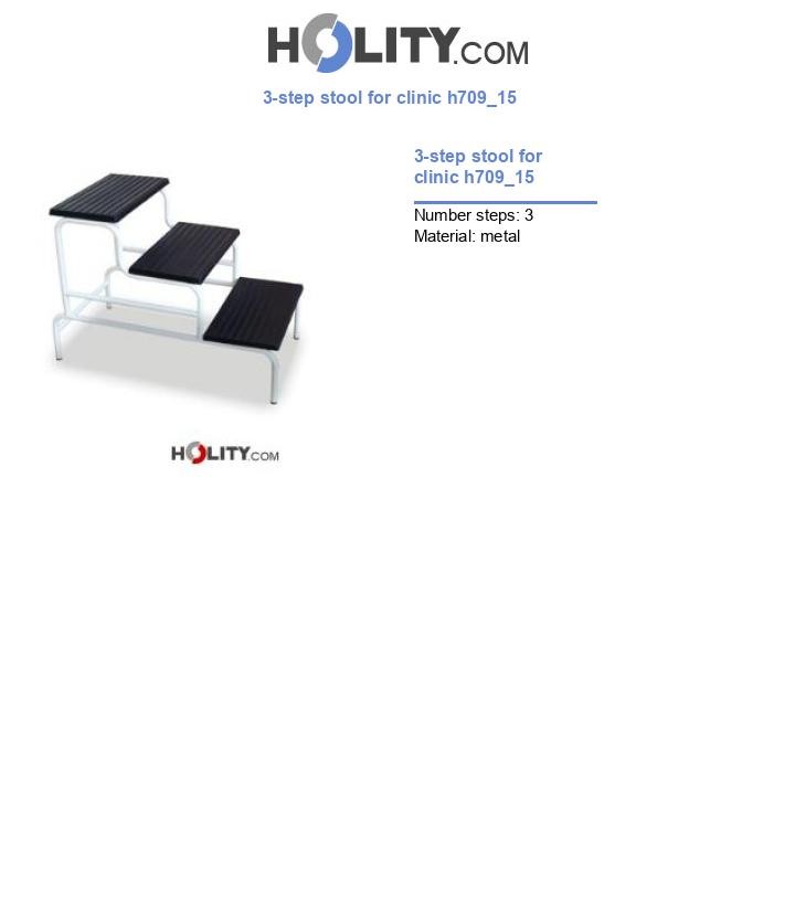 3-step stool for clinic h709_15