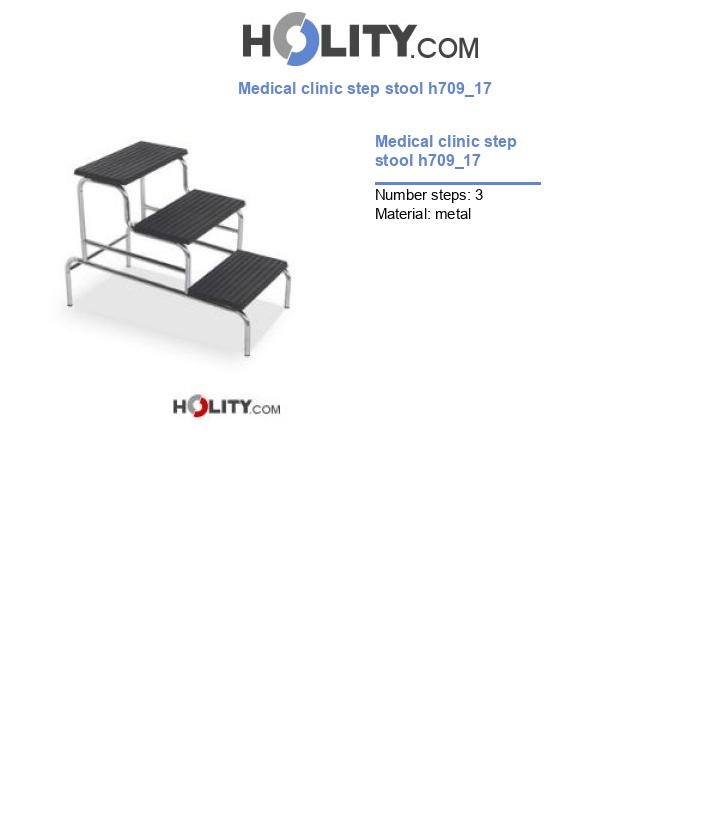 Medical clinic step stool h709_17