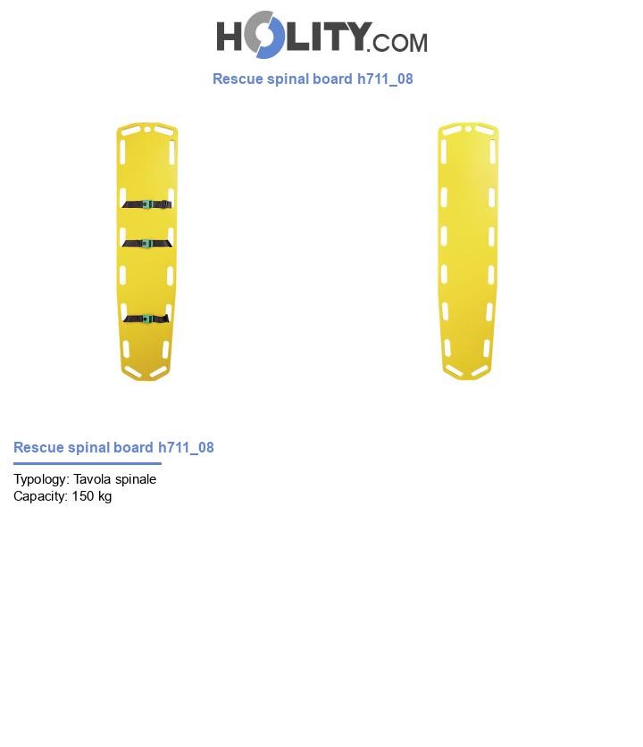 Rescue spinal board h711_08