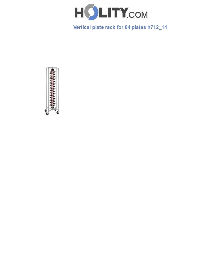 Vertical plate rack for 84 plates h712_14