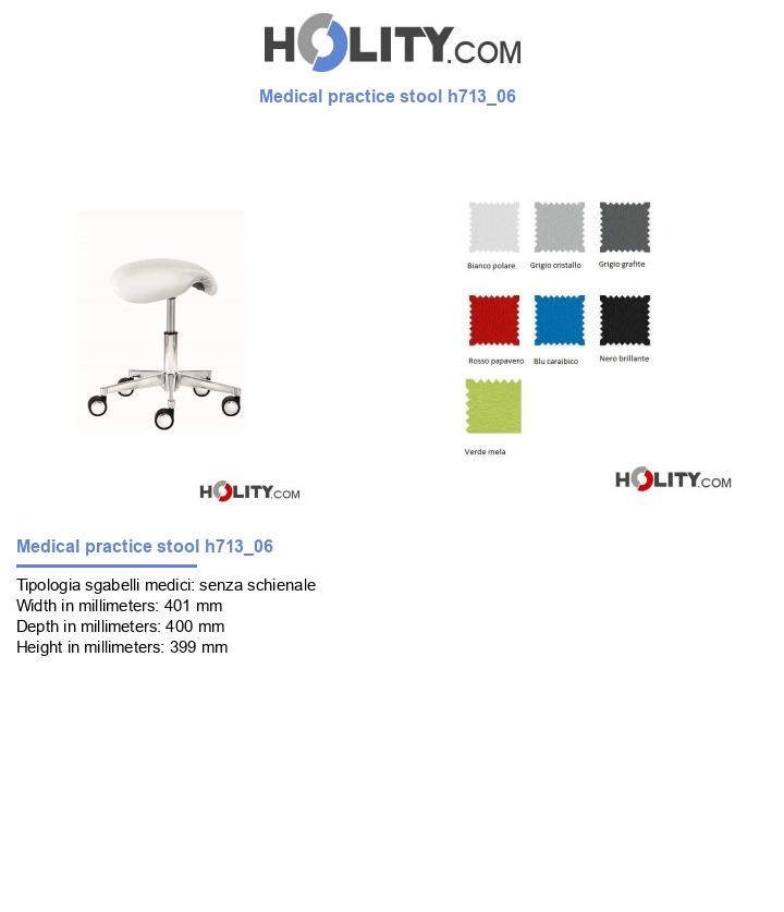 Medical practice stool h713_06