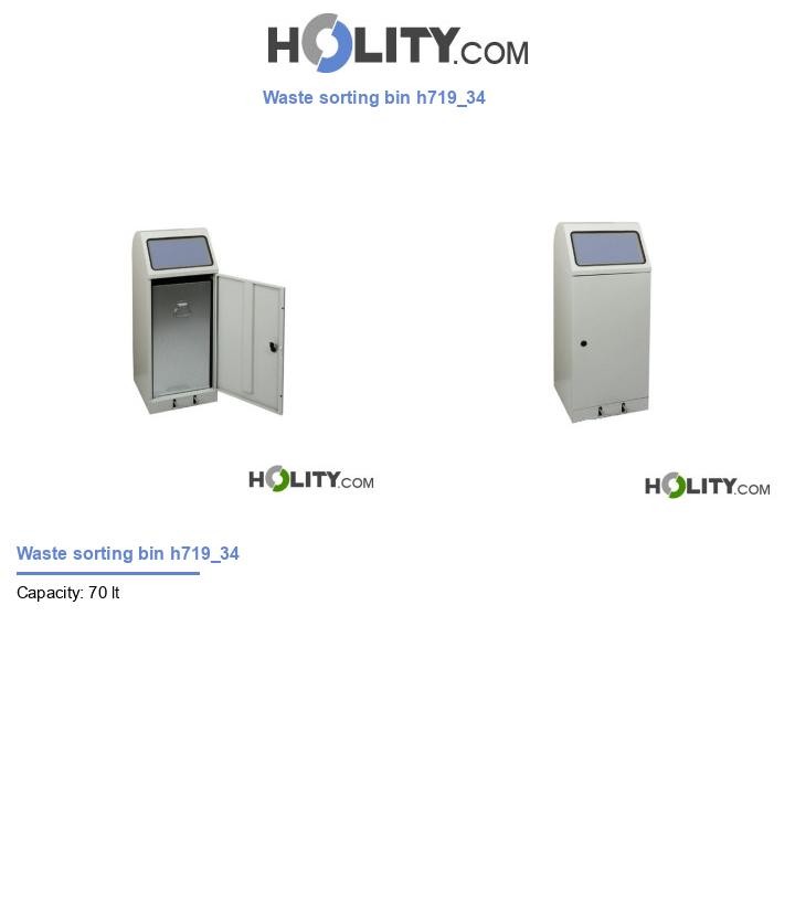 Waste sorting bin h719_34