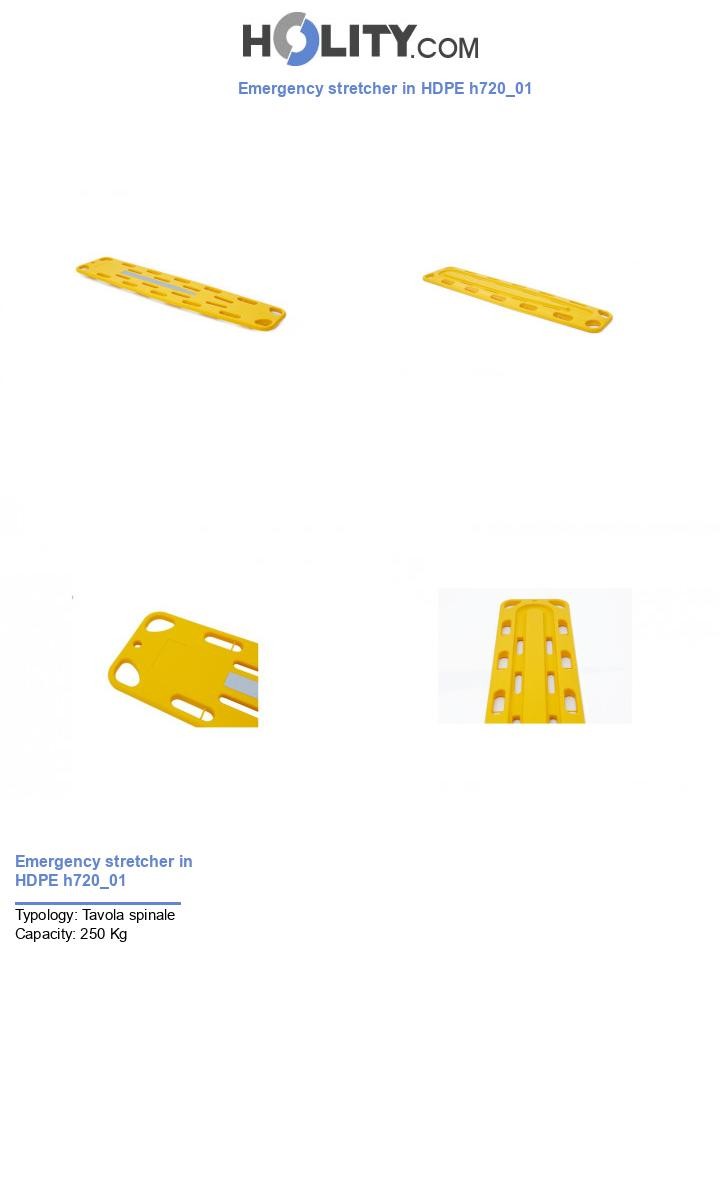 Emergency stretcher in HDPE h720_01