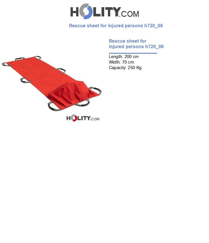 Rescue sheet for injured persons h720_06