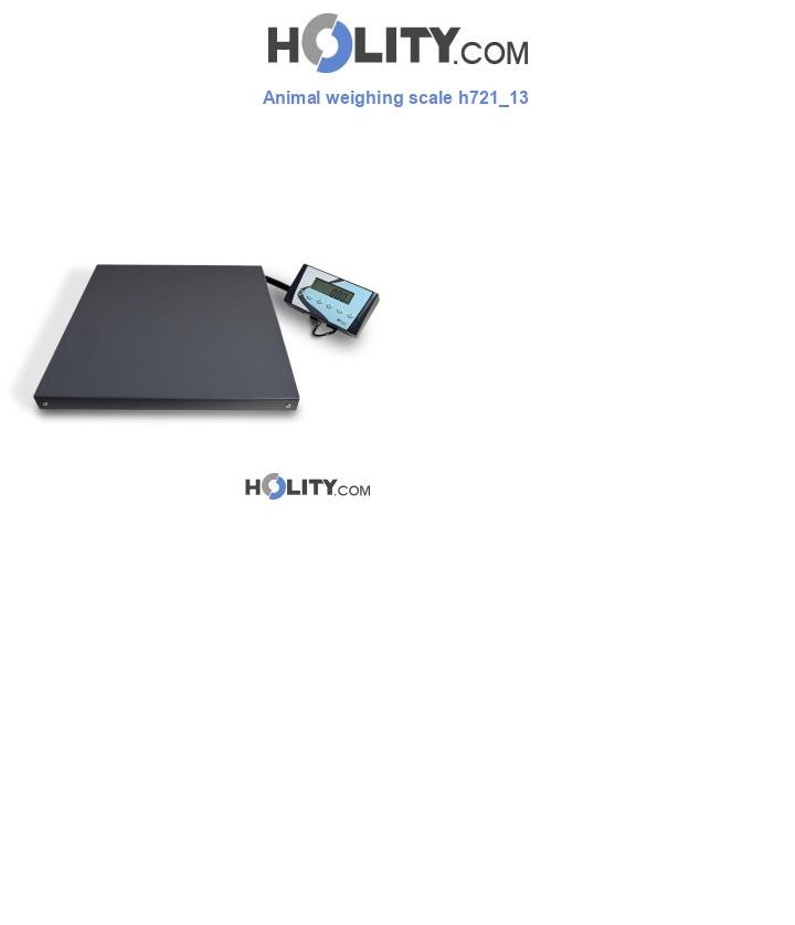 Animal weighing scale h721_13