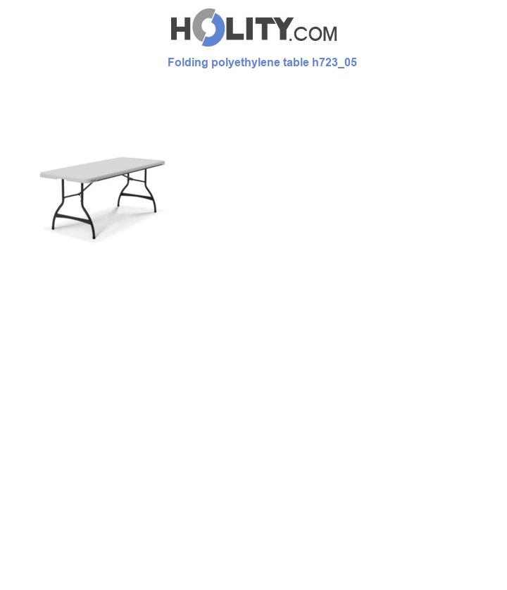 Folding polyethylene table h723_05