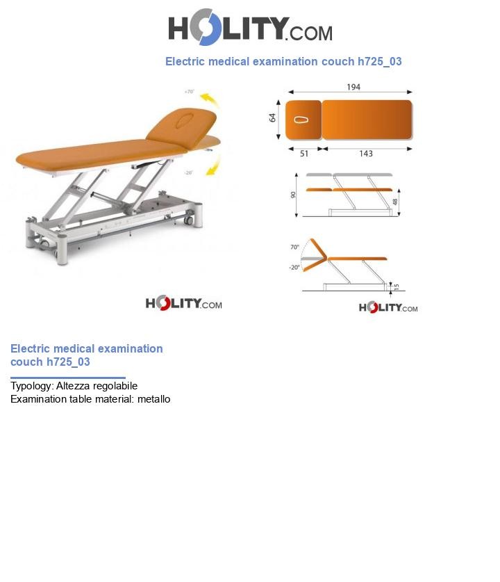 Electric medical examination couch h725_03