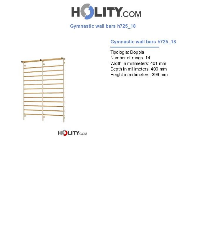 Gymnastic wall bars h725_18