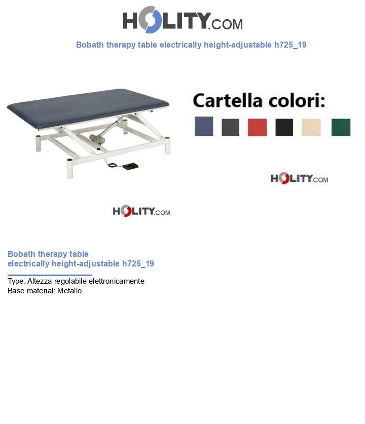 Bobath therapy table electrically height-adjustable h725_19