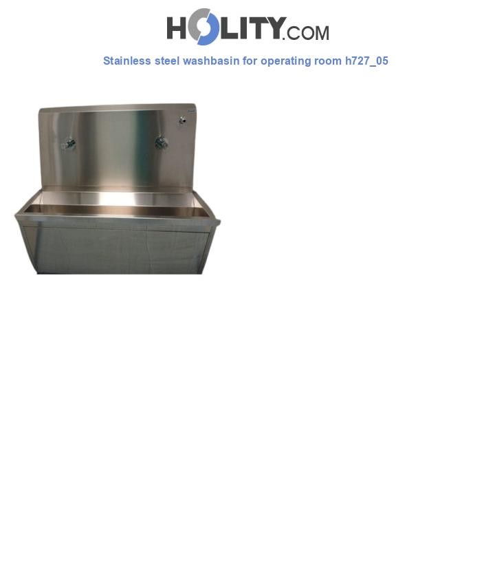 Stainless steel washbasin for operating room h727_05