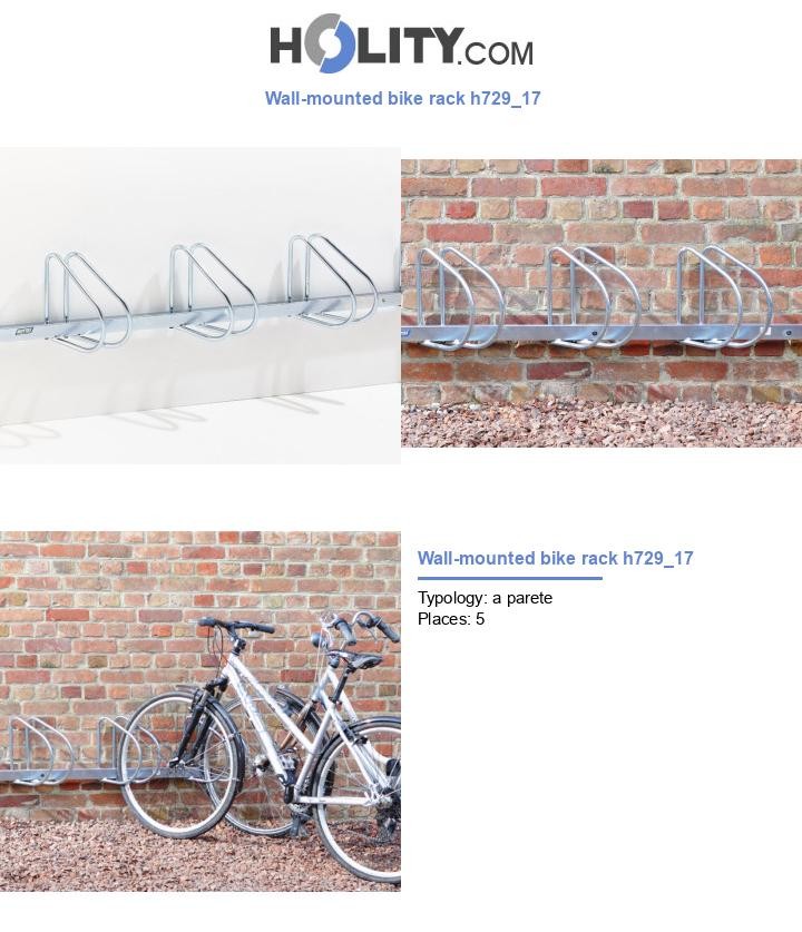 Wall-mounted bike rack h729_17