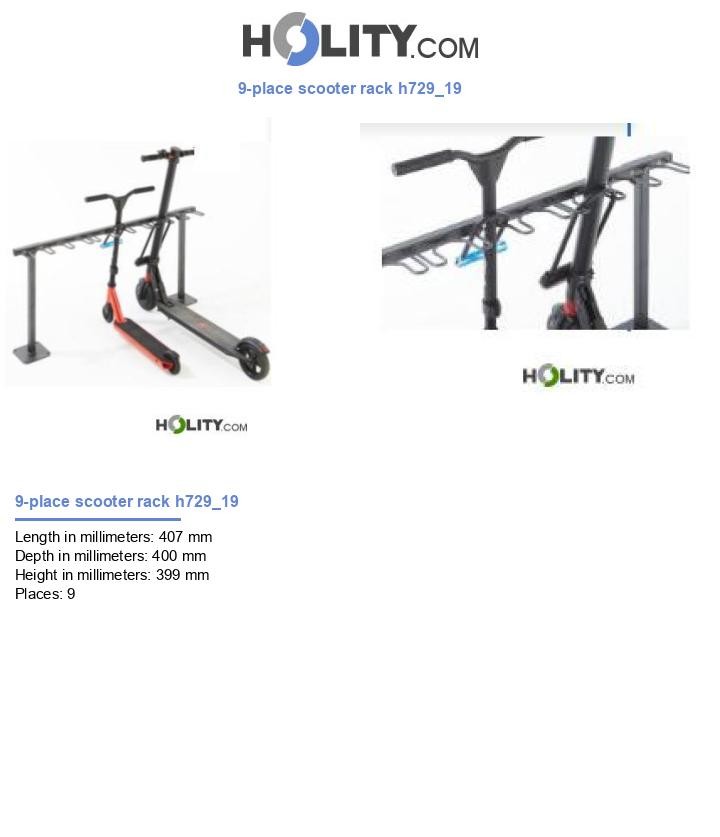 9-place scooter rack h729_19