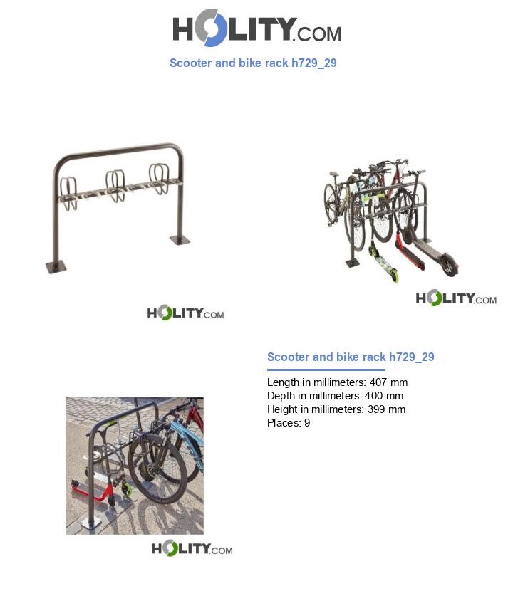 Scooter and bike rack h729_29
