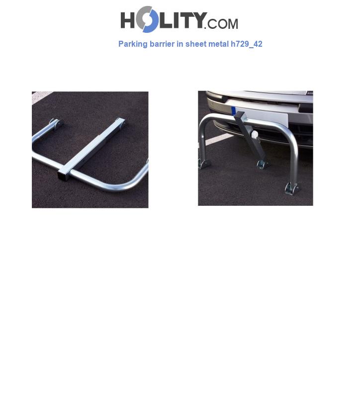 Parking barrier in sheet metal h729_42