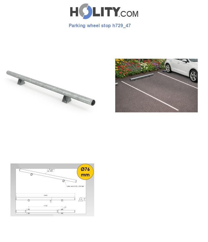 Parking wheel stop h729_47