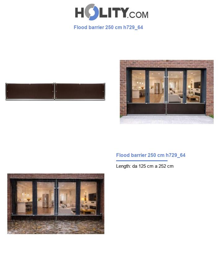 Flood barrier 250 cm h729_64