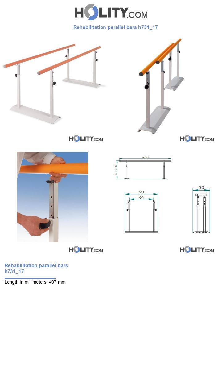 Rehabilitation parallel bars h731_17