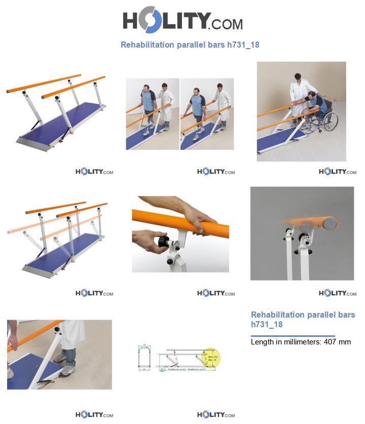 Rehabilitation parallel bars h731_18