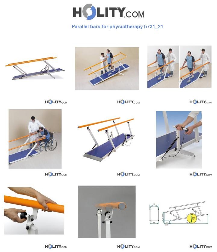Parallel bars for physiotherapy h731_21