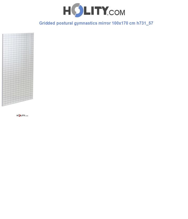 Gridded postural gymnastics mirror 100x170 cm h731_57