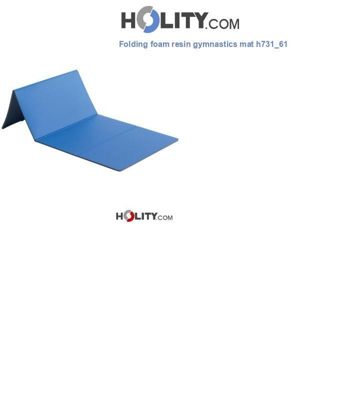 Folding foam resin gymnastics mat h731_61