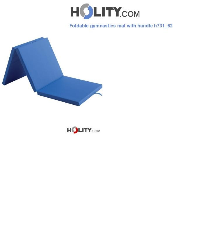 Foldable gymnastics mat with handle h731_62