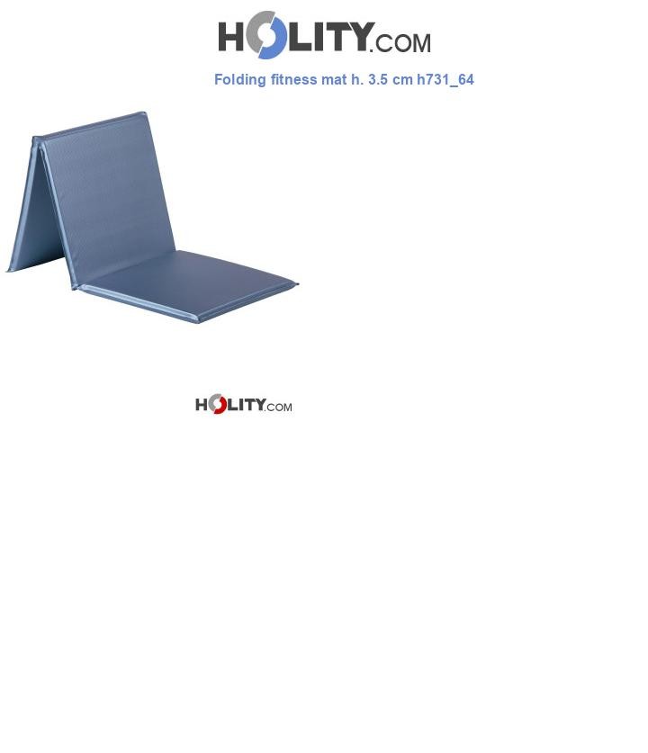 Folding fitness mat h. 3.5 cm h731_64