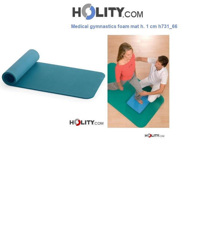 Medical gymnastics foam mat h. 1 cm h731_66