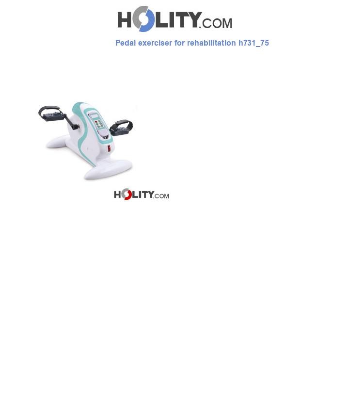 Pedal exerciser for rehabilitation h731_75