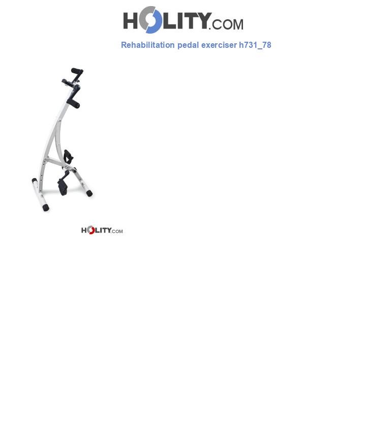 Rehabilitation pedal exerciser h731_78