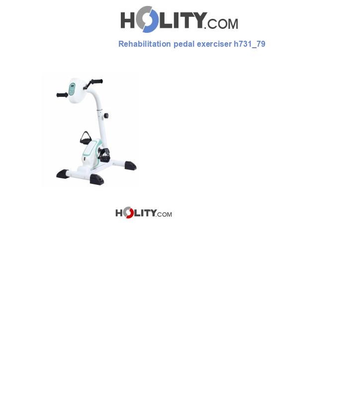 Rehabilitation pedal exerciser h731_79