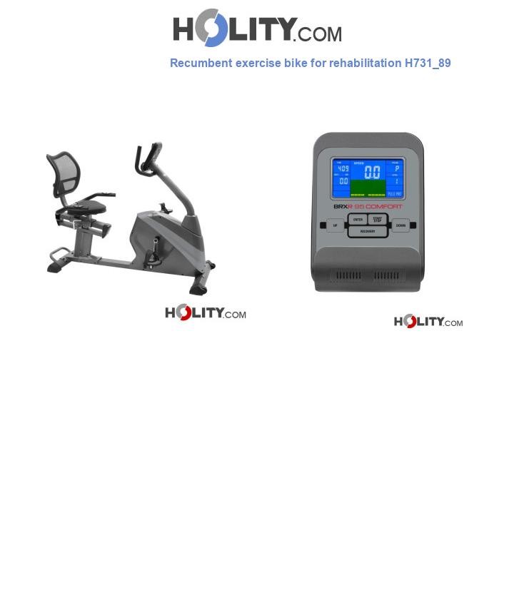 Recumbent exercise bike for rehabilitation H731_89