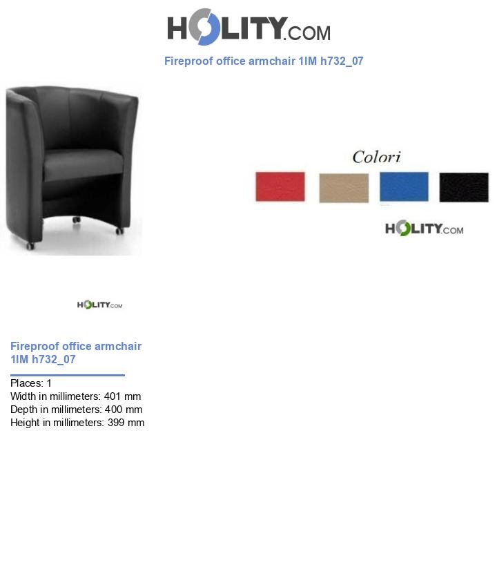 Fireproof office armchair 1IM h732_07