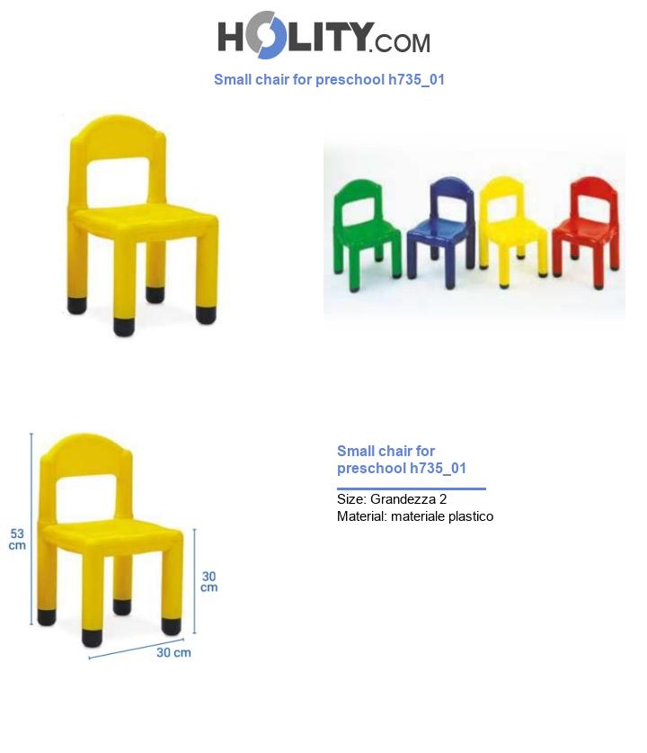Small chair for preschool h735_01